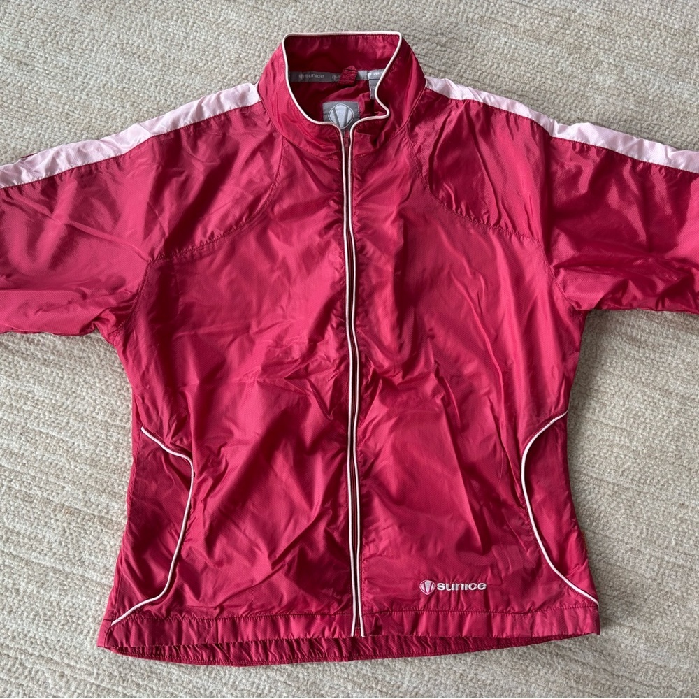 Sunice Pink Women's Golf Jacket
